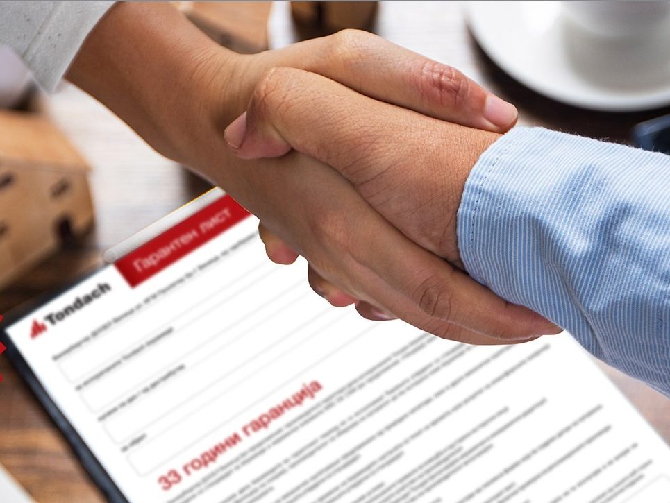 Tondach 33 godine jamstva