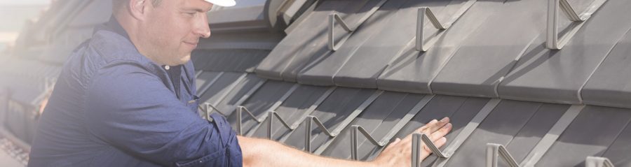 Roof installation of Actua roof tiles