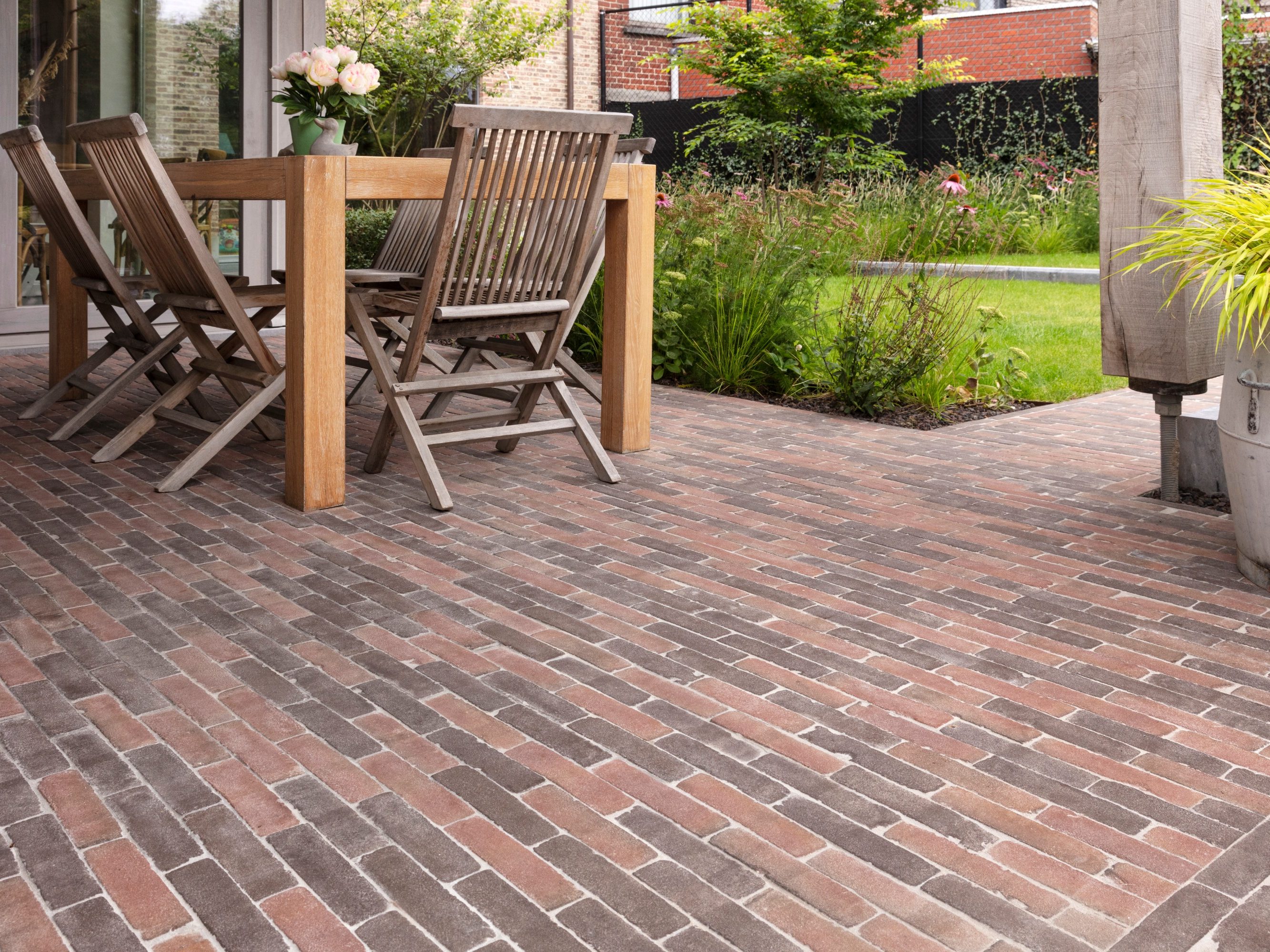 Reference photo private landscaping in Wielsbeke