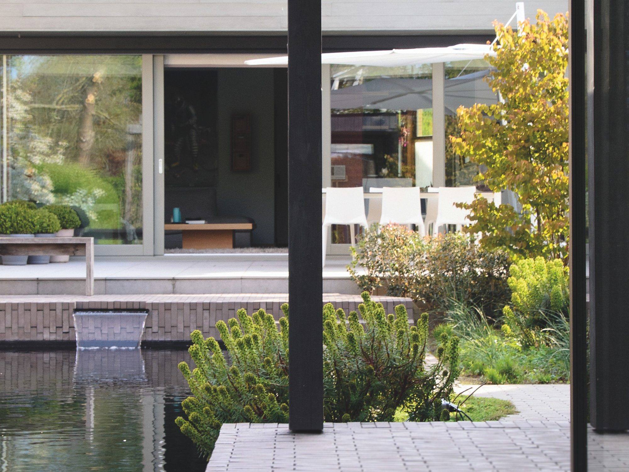 Reference photo private landscaping in Gent