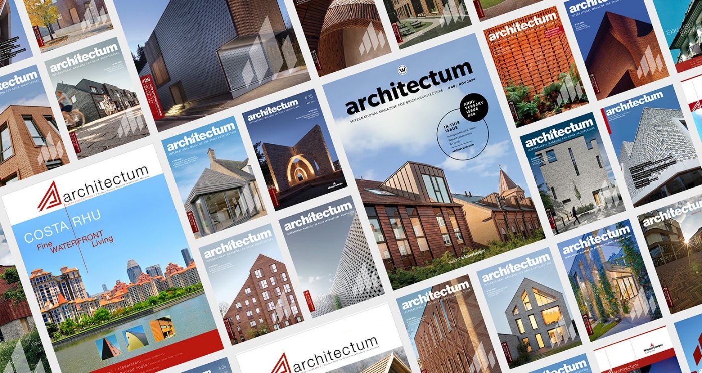 Celebrating 40 issues of brick architecture