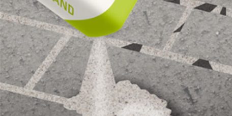 Stones Eco пясък за фугиране, полагане