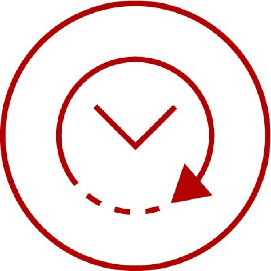 Icon for time, chronology, period, duration