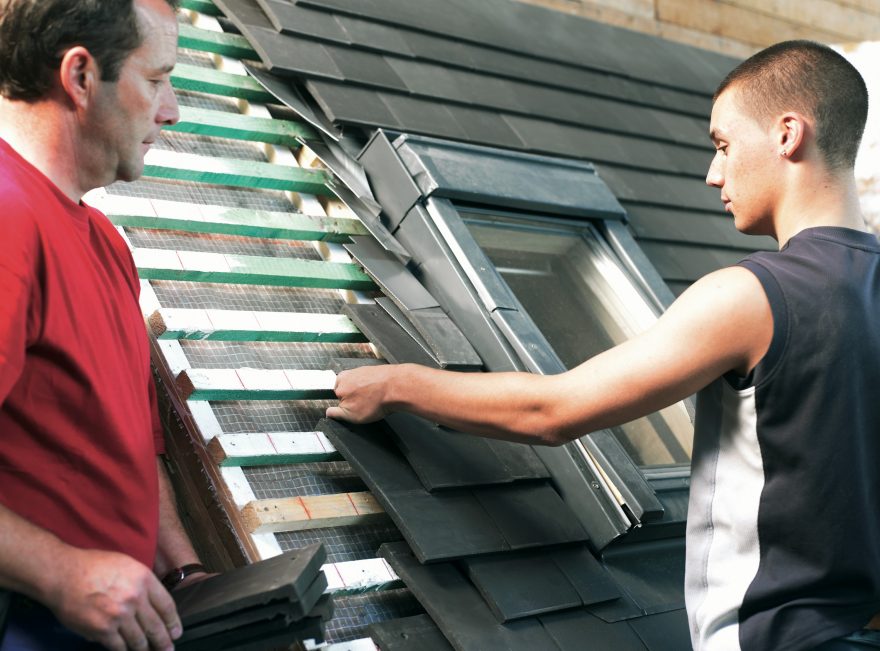 Излезните покривни прозорци