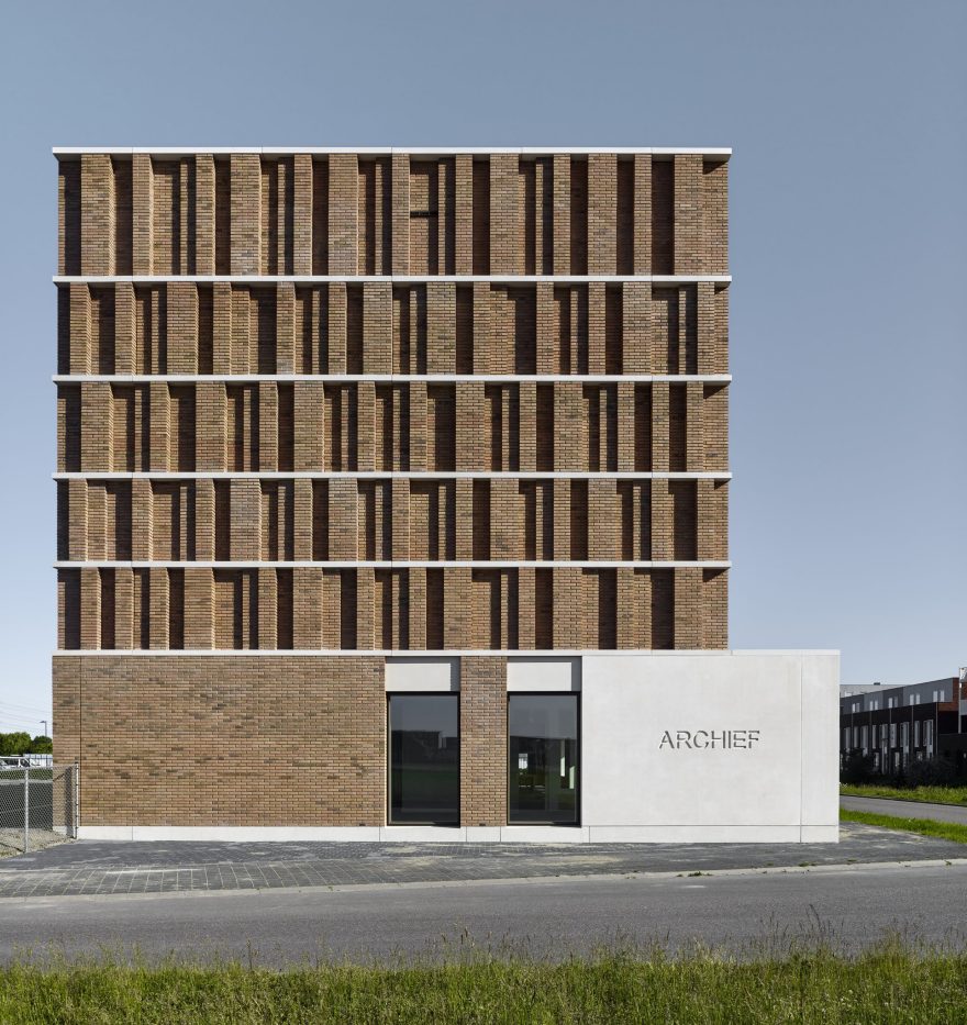 City Archive Delft; Brick Award 2020 Category Winner Category "Working Together"; Architects: Office Winhov, Gottlieb Paludan Architects, Photo:  Stefan Müller
